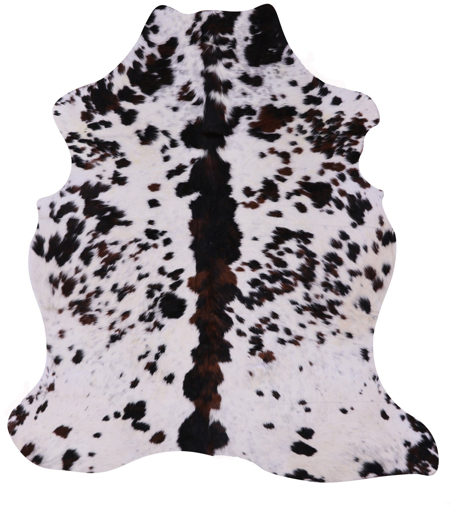Natural Hair-On Cowhide Rug - 6' 8" X 6' 1" - Golden Nile
