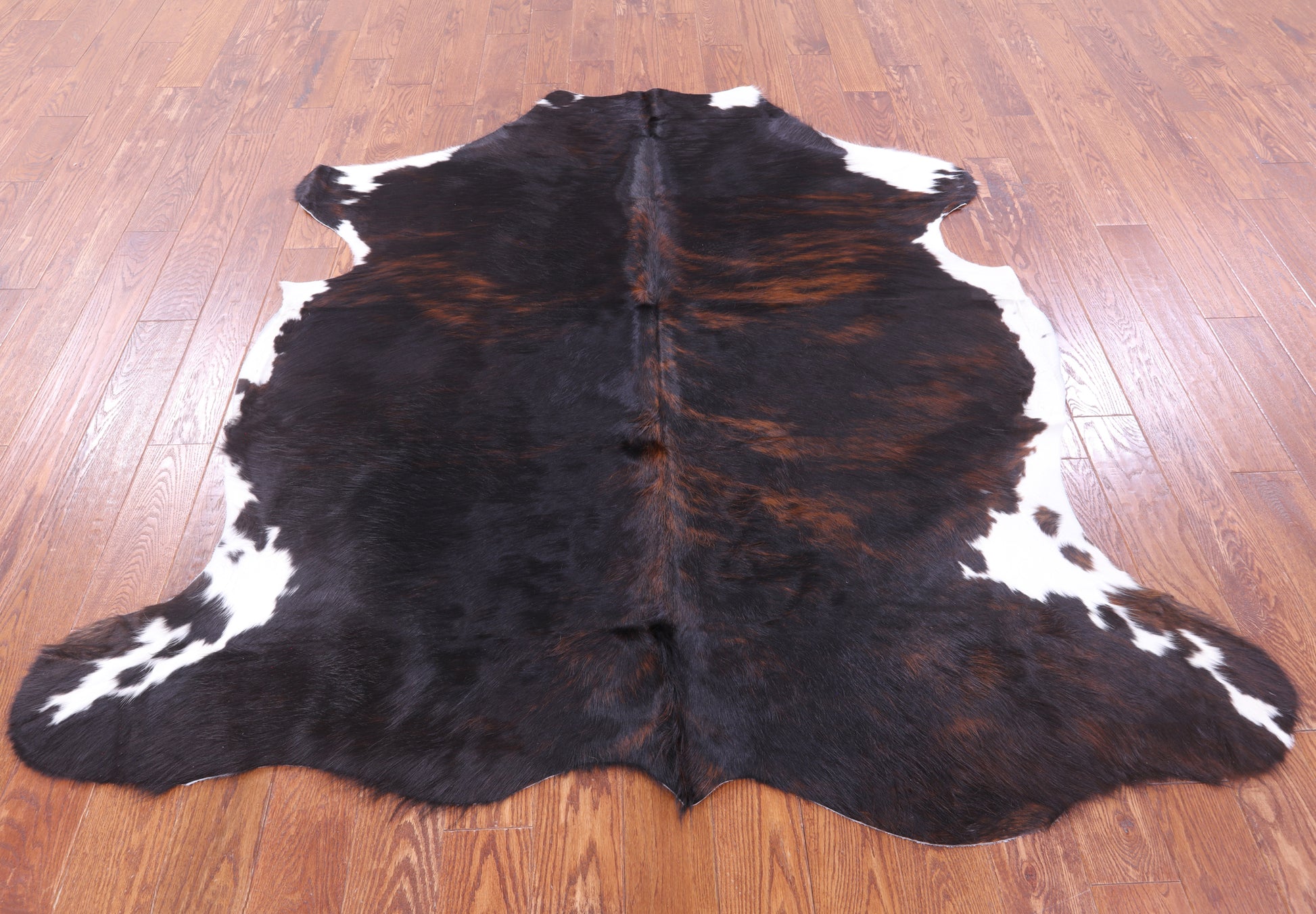 Natural Hair-On Cowhide Rug - 6' 8" X 6' 6" - Golden Nile