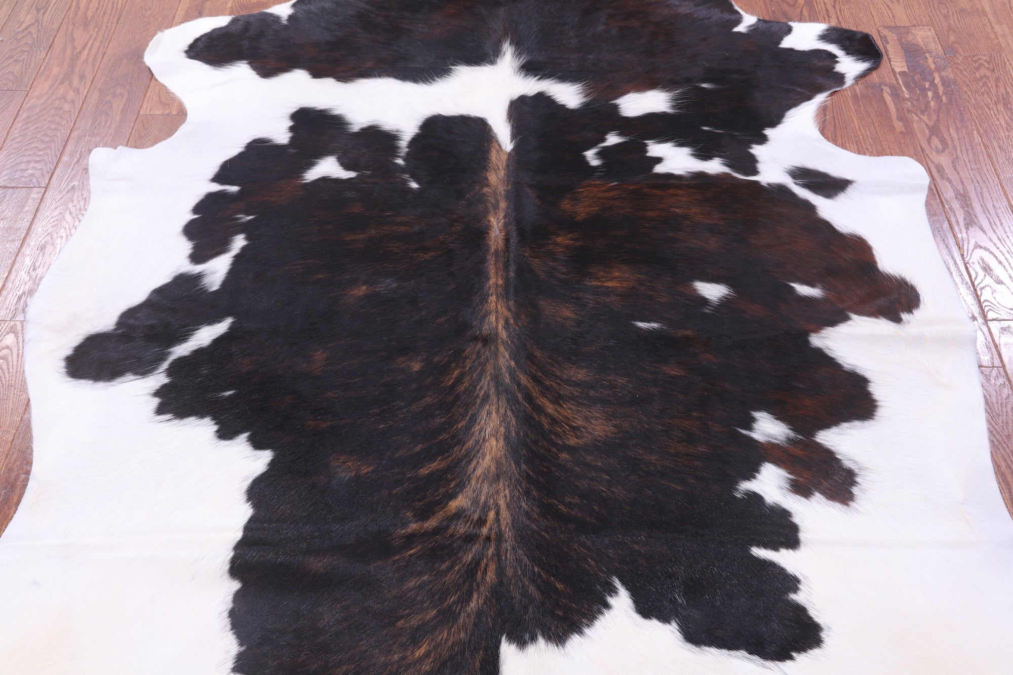 Natural Hair-On Cowhide Rug - 7' 6" X 6' 3" - Golden Nile