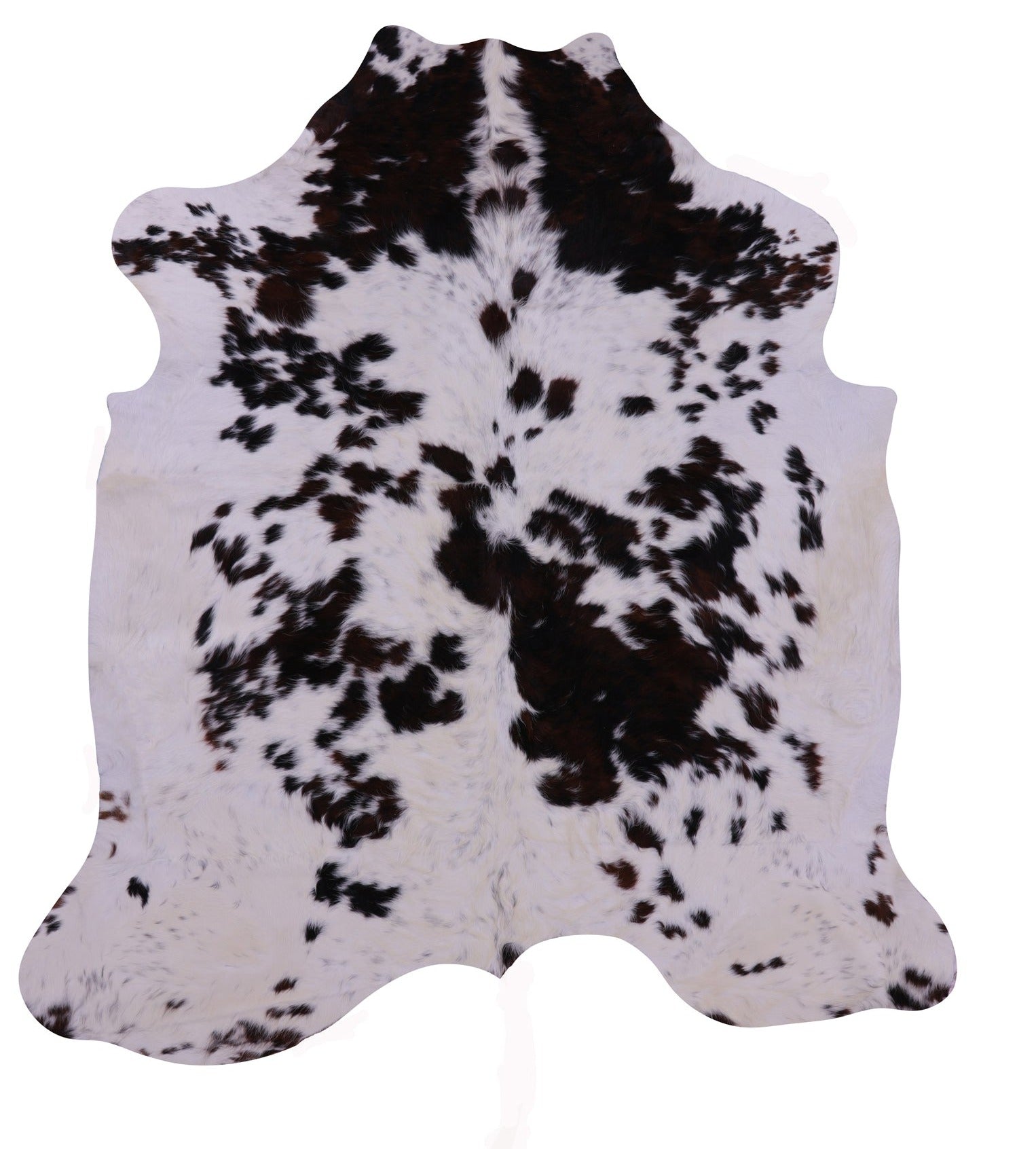 Natural Hair-On Cowhide Rug - 7' 4" X 6' 9" - Golden Nile