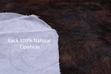 Tricolor Natural Hair-On Cowhide Rug - 7' 5" X 6' 2" - Golden Nile