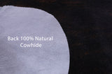 Natural Hair-On Cowhide Rug - 7' 4" X 6' 4" - Golden Nile