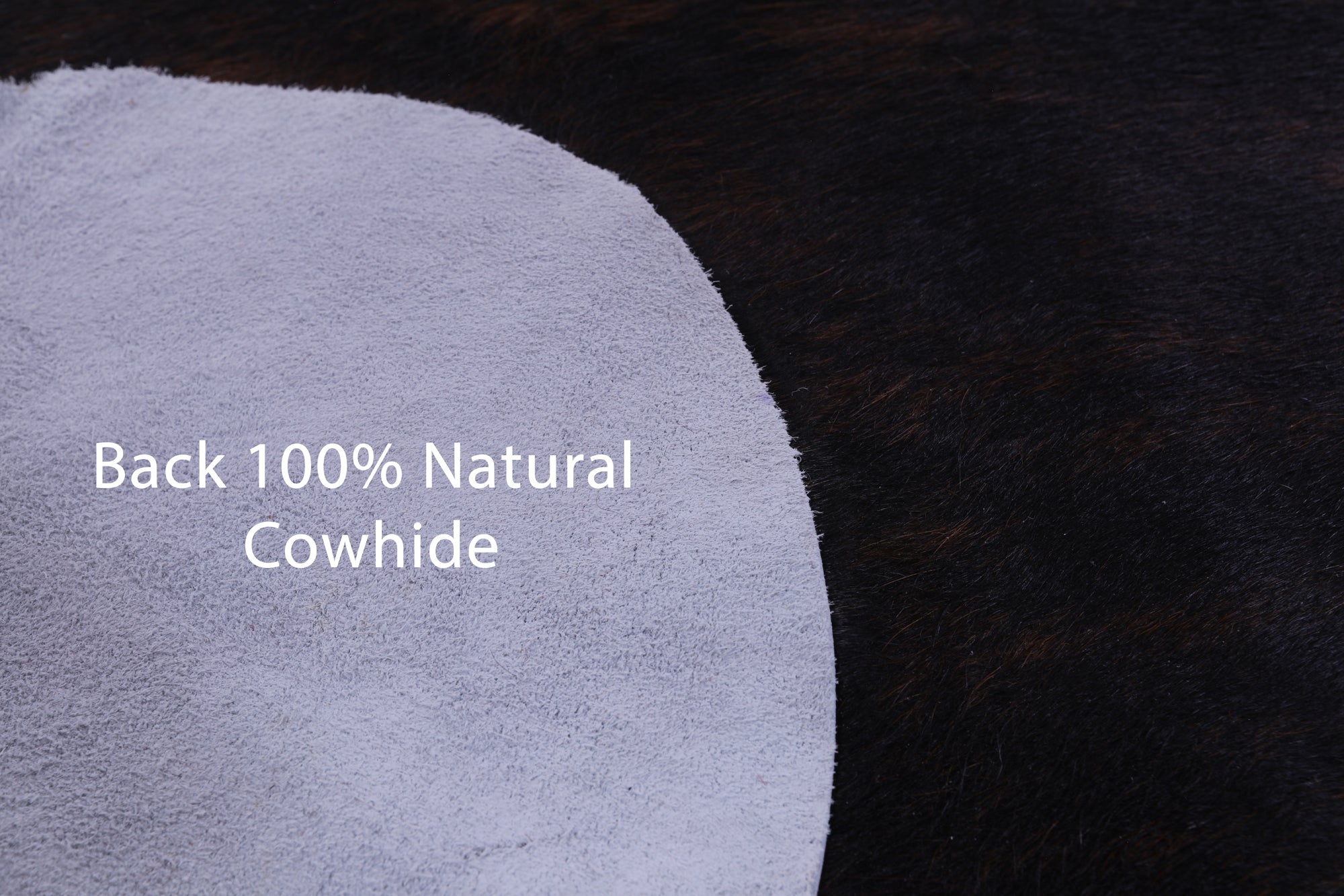 Natural Hair-On Cowhide Rug - 7' 4" X 6' 4" - Golden Nile