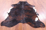 Natural Hair-On Cowhide Rug - 6' 9" X 5' 4" - Golden Nile