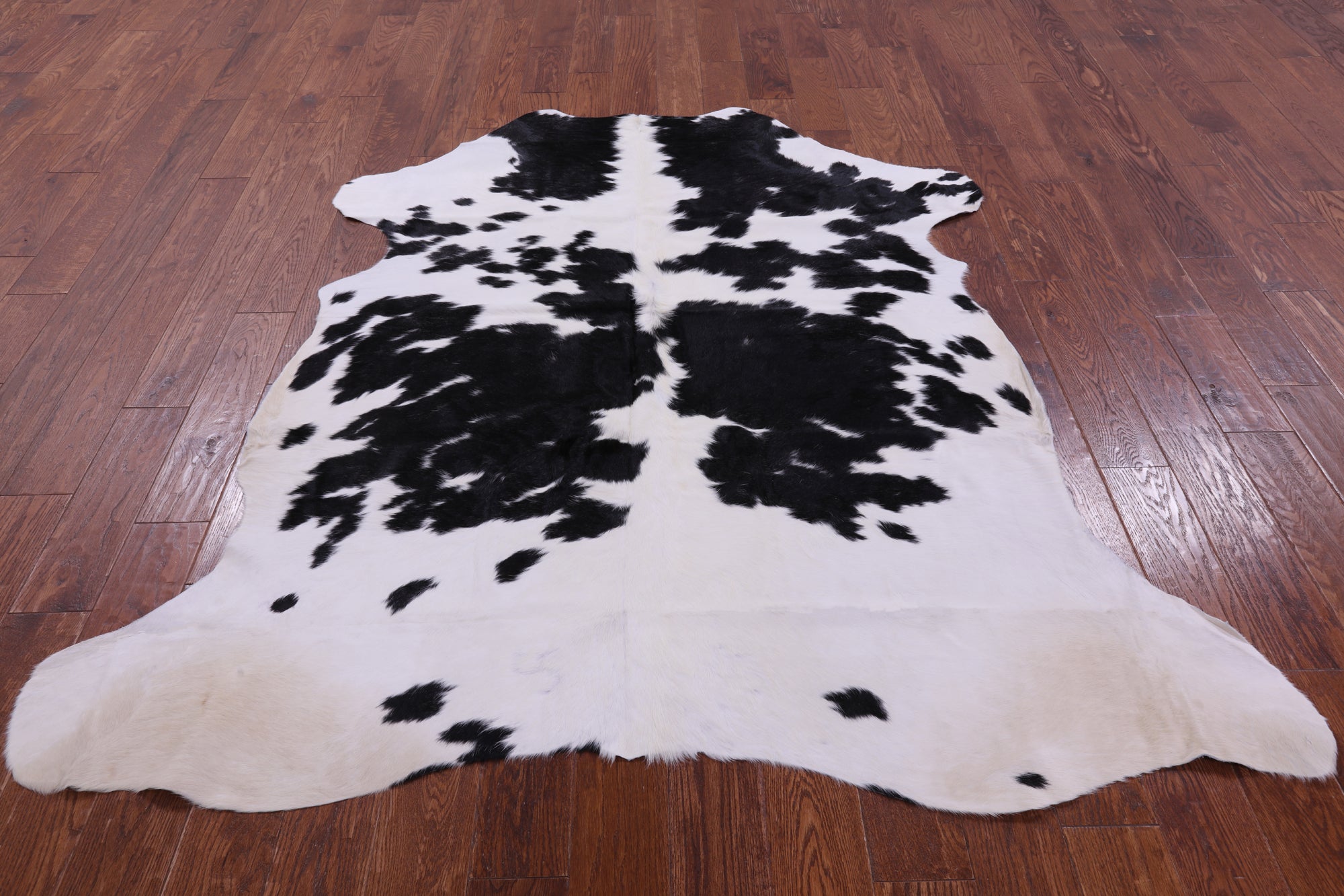 Natural Hair-On Cowhide Rug - 6' 6" X 6' 1" - Golden Nile