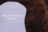 Natural Hair-On Cowhide Rug - 6' 4" X 5' 8" - Golden Nile