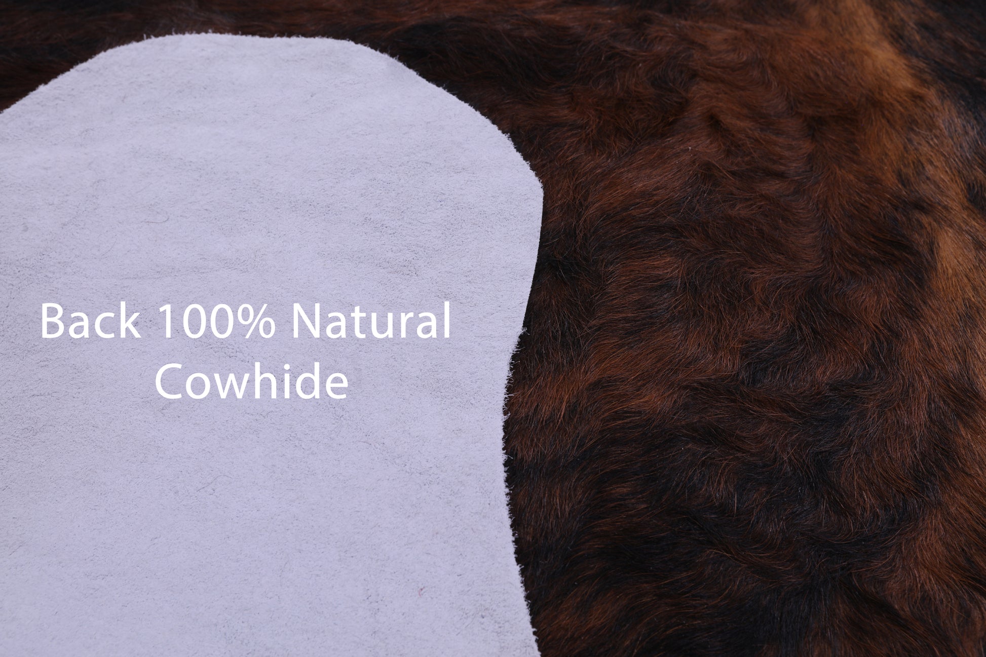 Natural Hair-On Cowhide Rug - 6' 4" X 5' 8" - Golden Nile