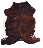 Natural Hair-On Cowhide Rug - 6' 9" X 6' 3" - Golden Nile