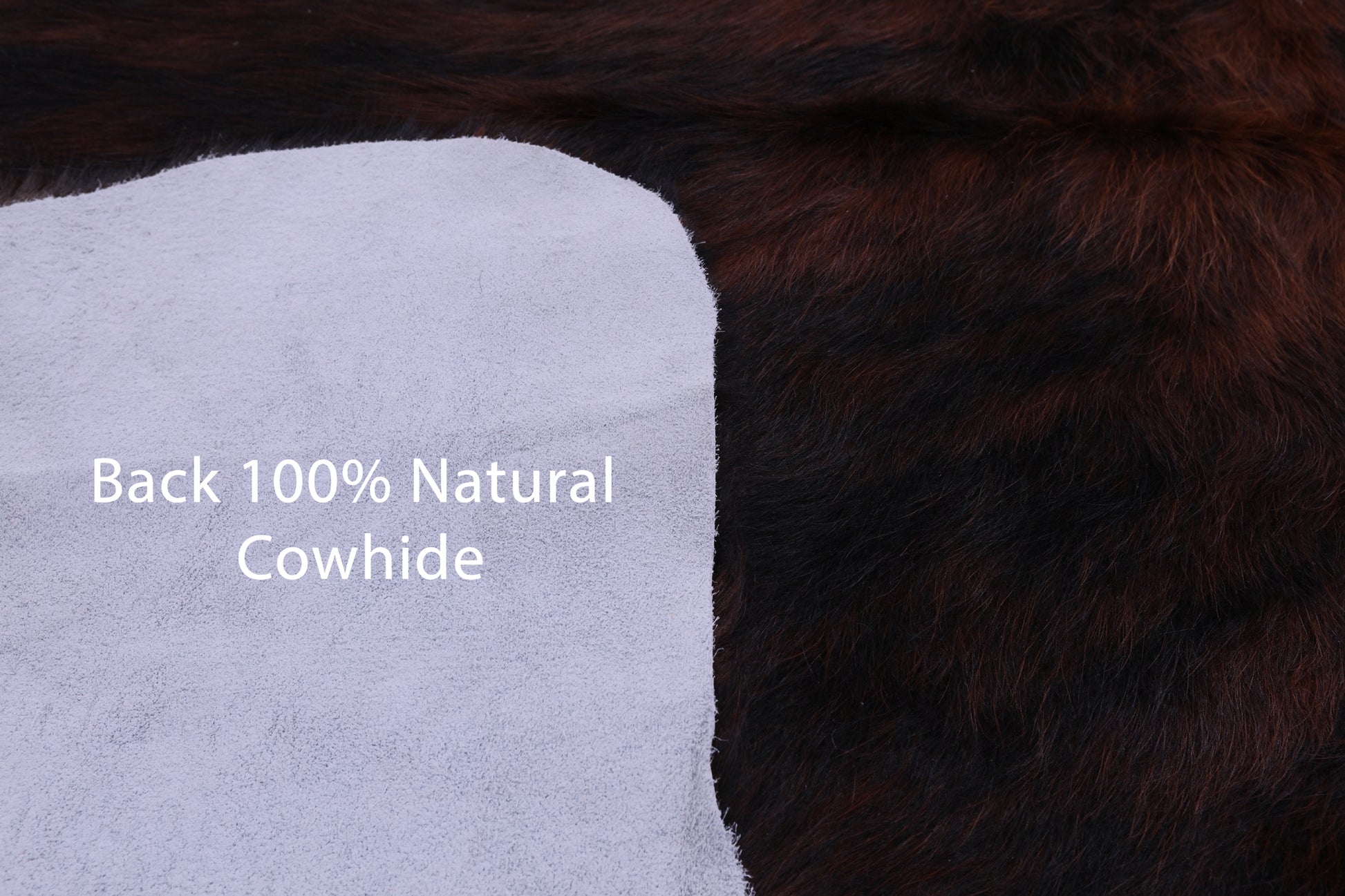 Natural Hair-On Cowhide Rug - 6' 9" X 6' 3" - Golden Nile