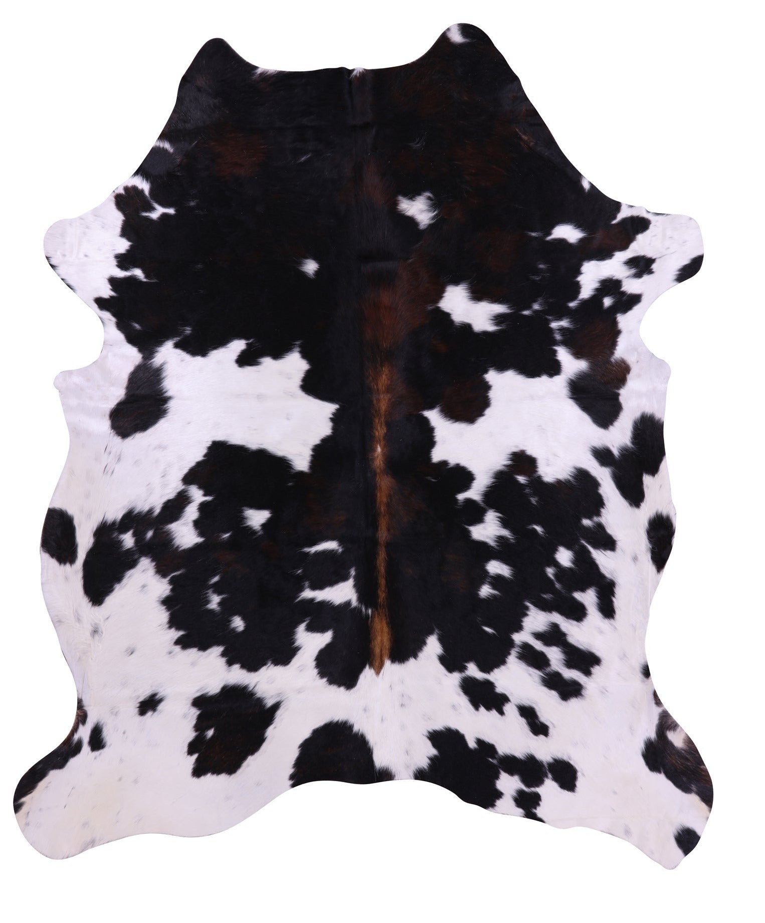 Natural Hair-On Cowhide Rug - 7' 0" X 6' 0" - Golden Nile