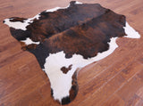Natural Hair-On Cowhide Rug - 6' 0" X 6' 2" - Golden Nile