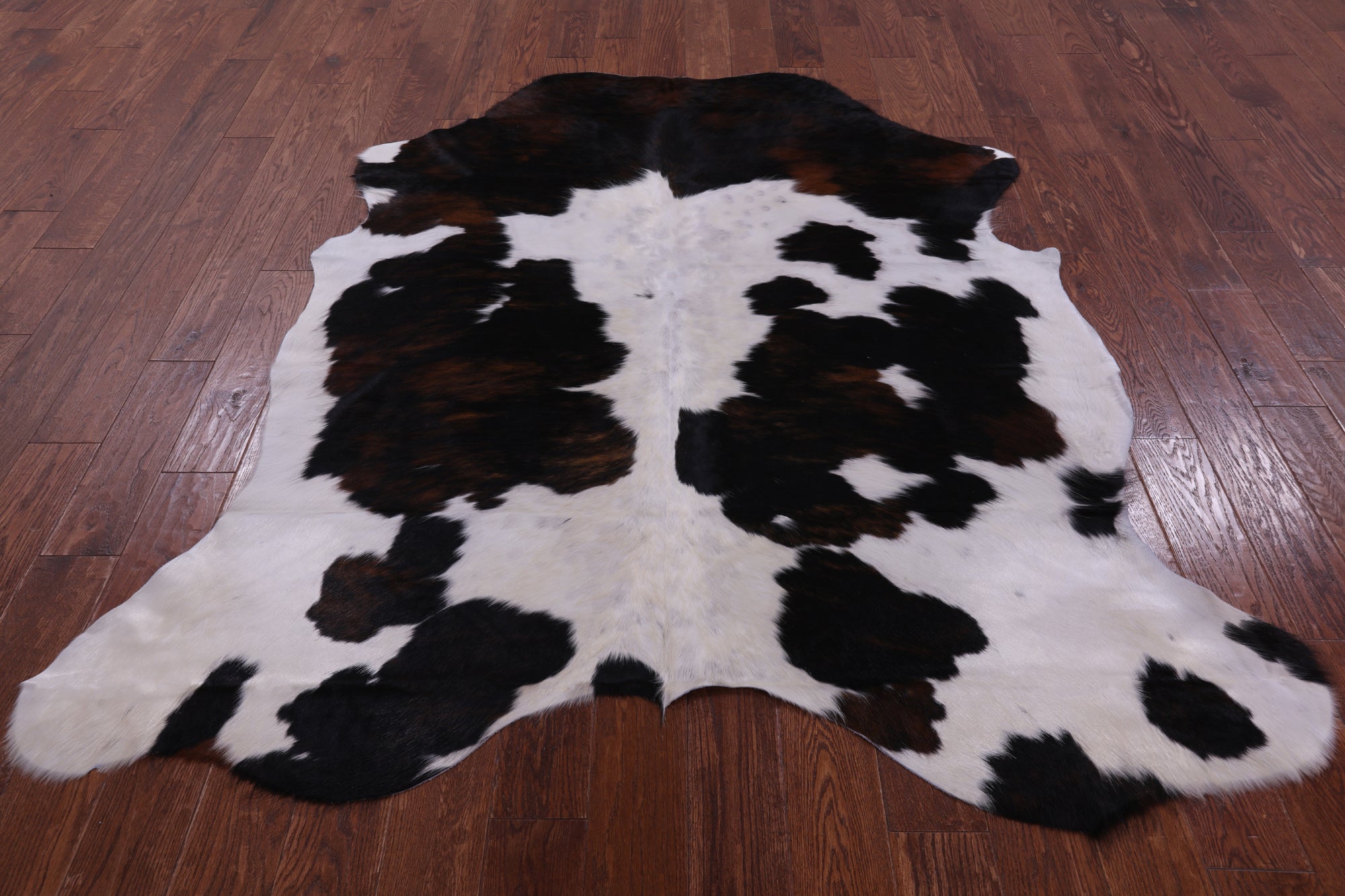 Natural Hair-On Cowhide Rug - 6' 10" X 6' 0" - Golden Nile