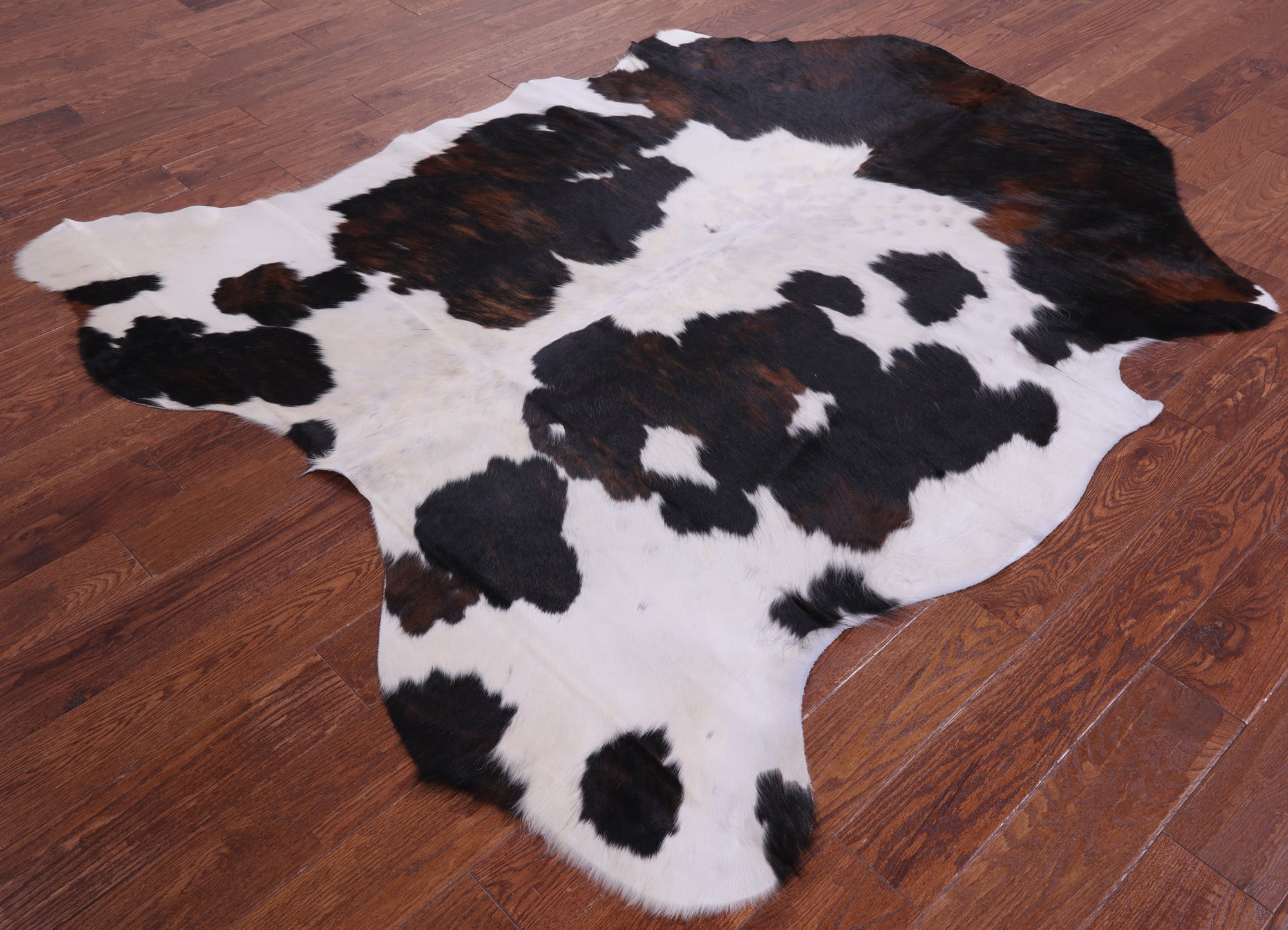 Natural Hair-On Cowhide Rug - 6' 10" X 6' 0" - Golden Nile
