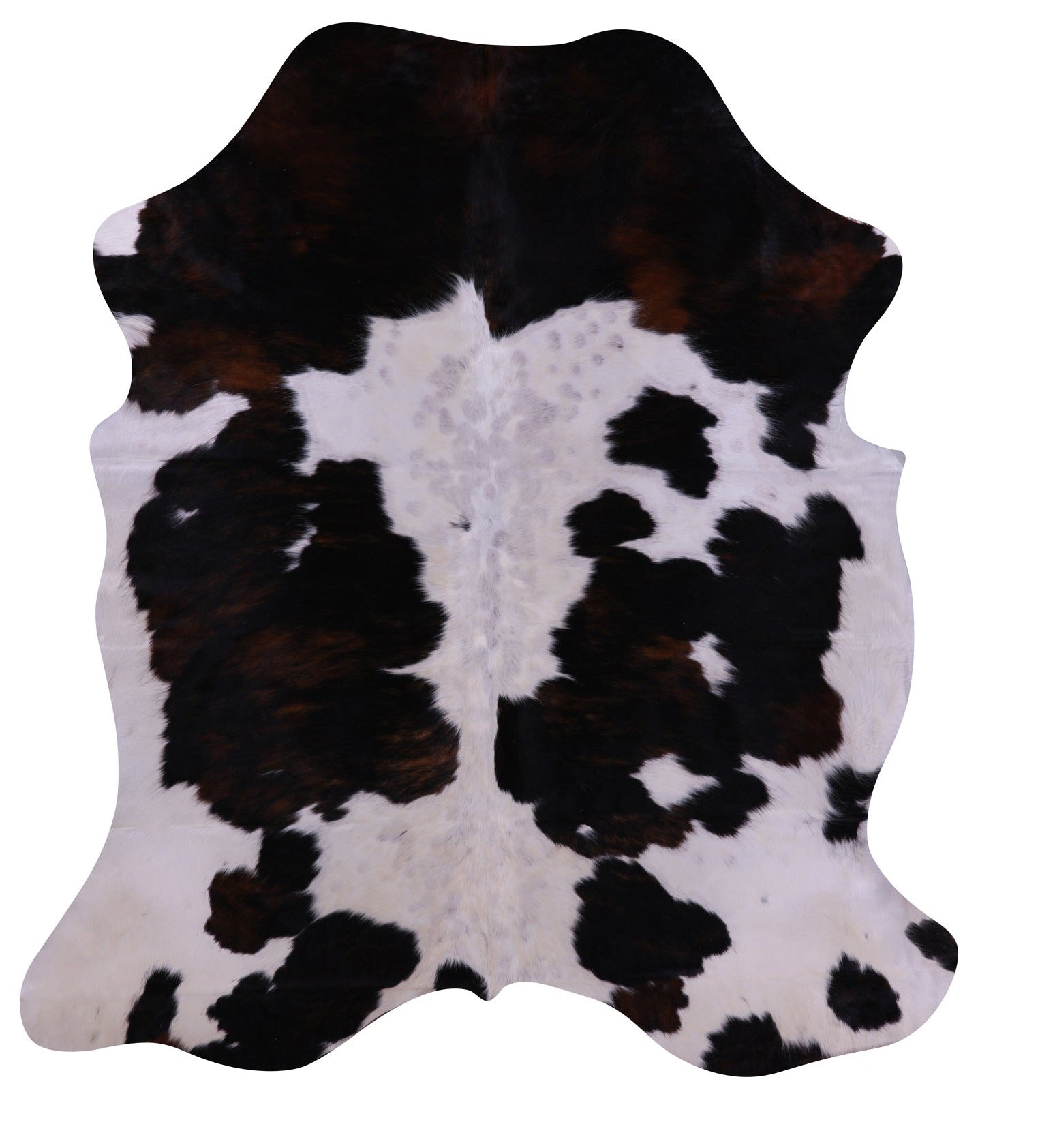Natural Hair-On Cowhide Rug - 6' 10" X 6' 0" - Golden Nile