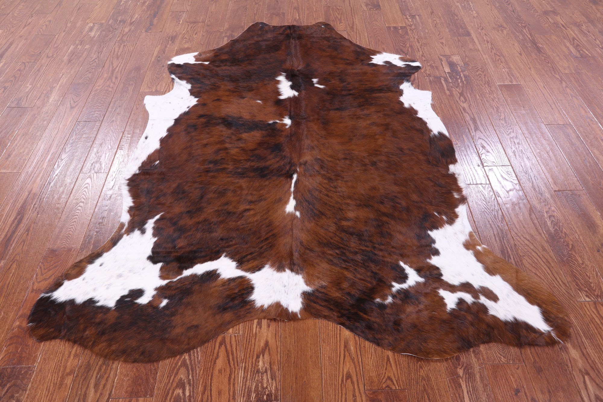 Natural Hair-On Cowhide Rug - 6' 11" X 6' 0" - Golden Nile