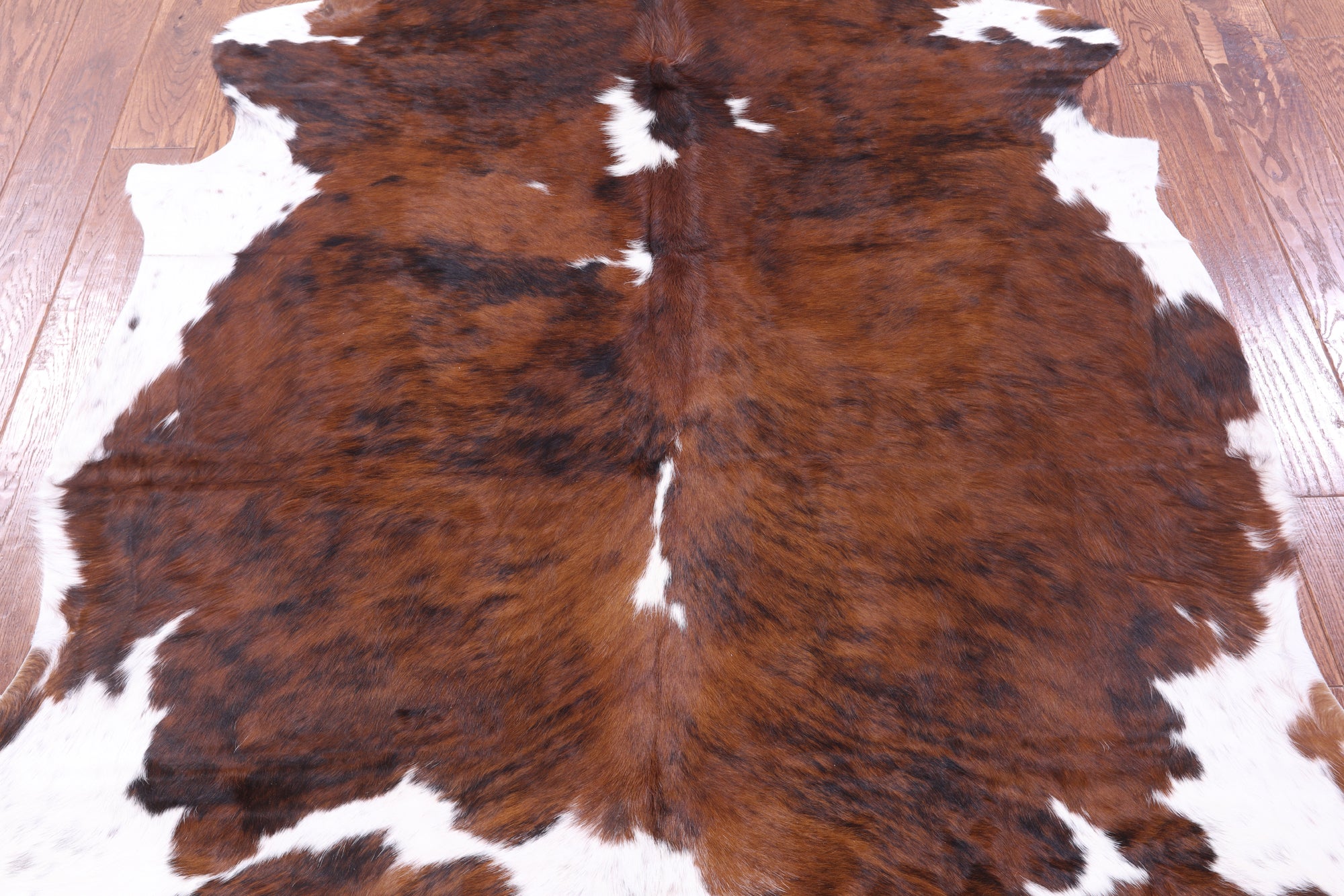 Natural Hair-On Cowhide Rug - 6' 11" X 6' 0" - Golden Nile