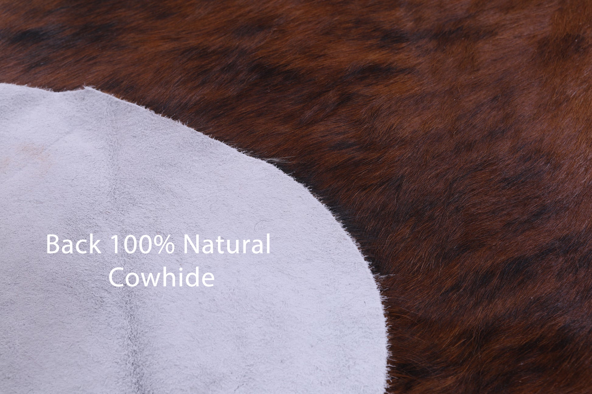 Natural Hair-On Cowhide Rug - 6' 11" X 6' 0" - Golden Nile