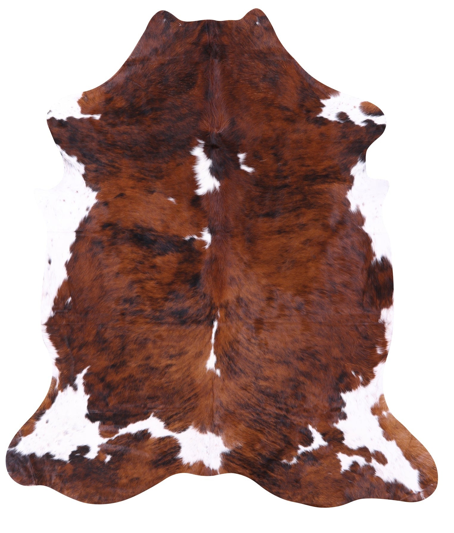 Natural Hair-On Cowhide Rug - 6' 11" X 6' 0" - Golden Nile