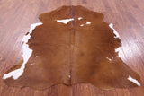 Natural Hair-On Cowhide Rug - 6' 6" X 5' 6" - Golden Nile