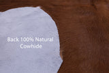 Natural Hair-On Cowhide Rug - 6' 6" X 5' 6" - Golden Nile