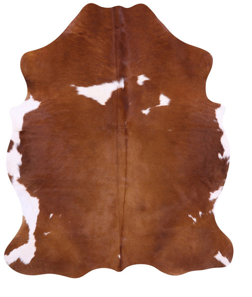 Natural Hair-On Cowhide Rug - 6' 6" X 5' 6" - Golden Nile