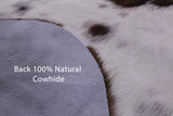 Natural Hair-On Cowhide Rug - 7' 0" X 6' 0" - Golden Nile