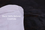 Natural Hair-On Cowhide Rug - 6' 5" X 6' 6" - Golden Nile