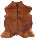 Natural Hair-On Cowhide Rug - 6' 4" X 5' 9" - Golden Nile