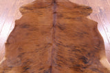 Natural Hair-On Cowhide Rug - 6' 4" X 5' 9" - Golden Nile