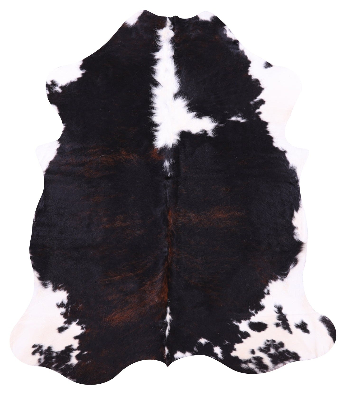 Natural Hair-On Cowhide Rug - 6' 6" X 5' 10" - Golden Nile