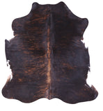 Natural Hair-On Cowhide Rug - 6' 1" X 5' 9" - Golden Nile