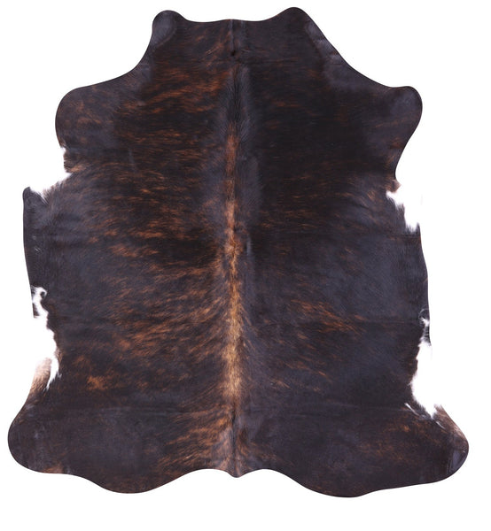 Natural Hair-On Cowhide Rug - 6' 1" X 5' 9" - Golden Nile