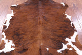 Natural Hair-On Cowhide Rug - 6' 4" X 5' 10" - Golden Nile