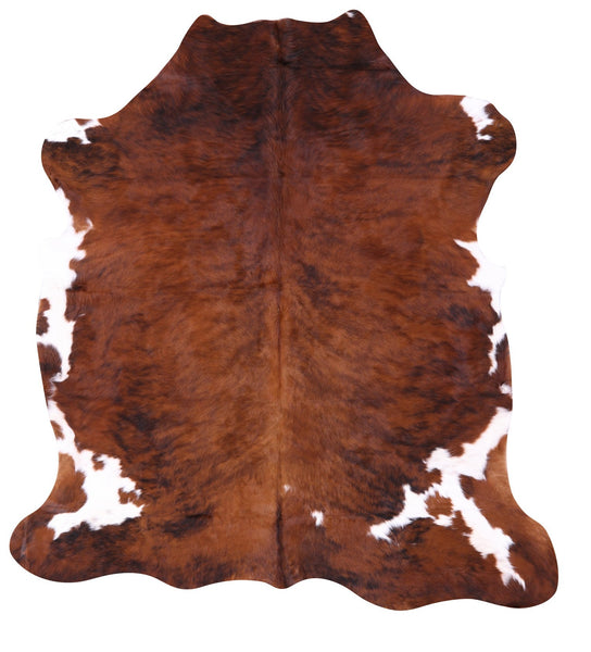 Natural Hair-On Cowhide Rug - 6' 4" X 5' 10" - Golden Nile