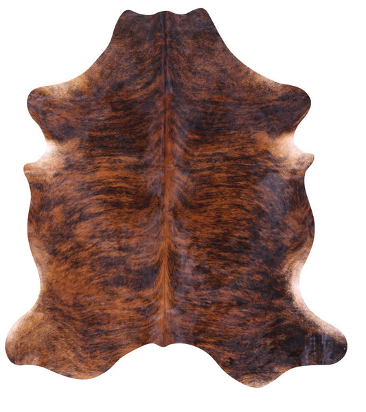Natural Hair-On Cowhide Rug - 7' 0" X 6' 4" - Golden Nile