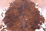Natural Hair-On Cowhide Rug - 6' 7" X 6' 2" - Golden Nile