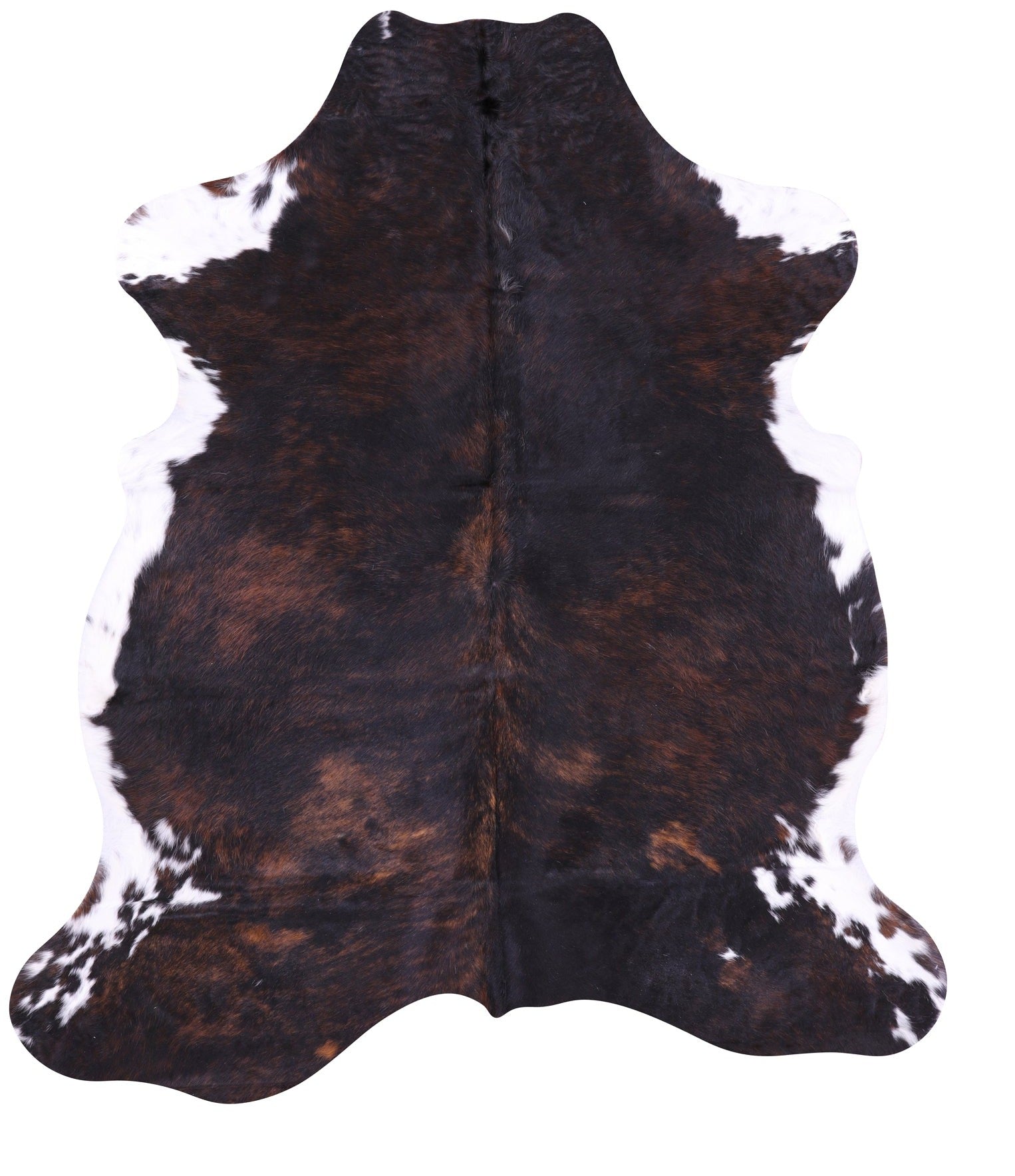 Natural Hair-On Cowhide Rug - 6' 7" X 5' 9" - Golden Nile