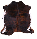 Natural Hair-On Cowhide Rug - 5' 10" X 6' 6" - Golden Nile