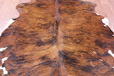 Natural Hair-On Cowhide Rug - 6' 9" X 6' 4" - Golden Nile