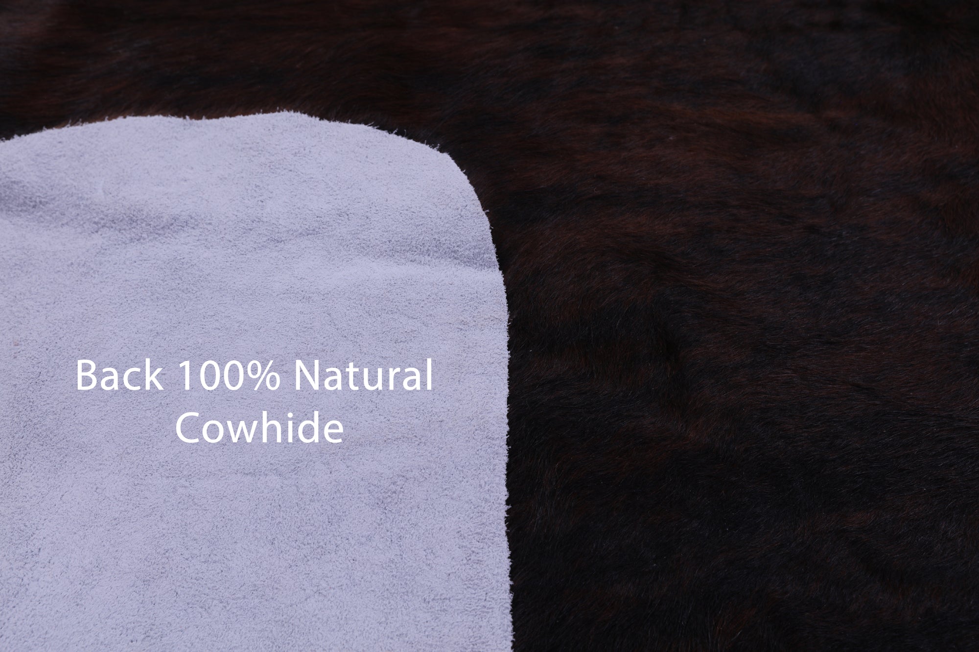 Natural Hair-On Cowhide Rug - 6' 6" X 5' 9" - Golden Nile