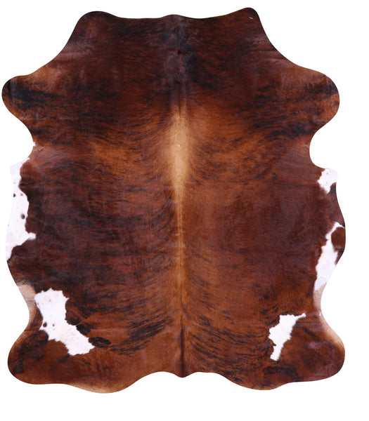 Natural Hair-On Cowhide Rug - 6' 4" X 5' 7" - Golden Nile