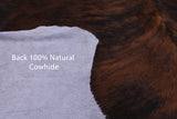 Brindle Natural Hair-On Cowhide Rug - 7' 6" X 6' 4" - Golden Nile