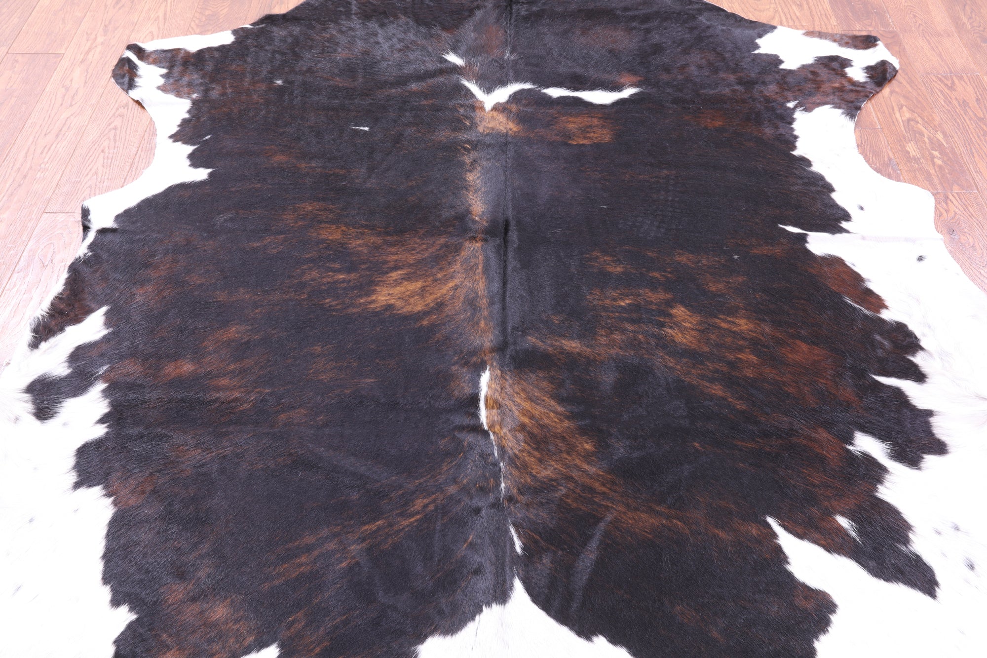 Natural Hair-On Cowhide Rug - 7' 6" X 5' 9" - Golden Nile
