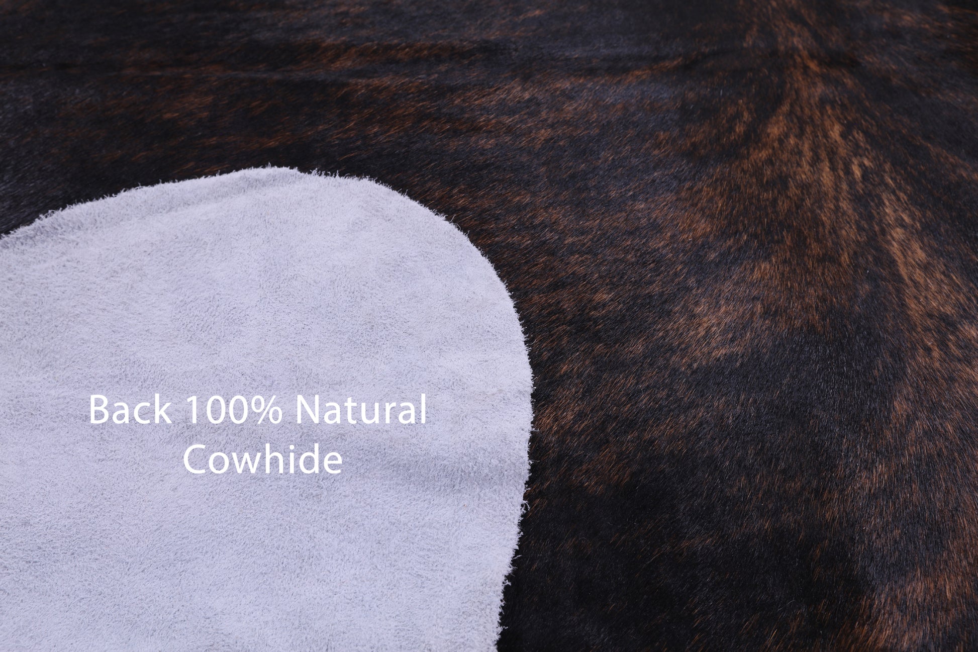 Natural Hair-On Cowhide Rug - 7' 10" X 7' 0" - Golden Nile