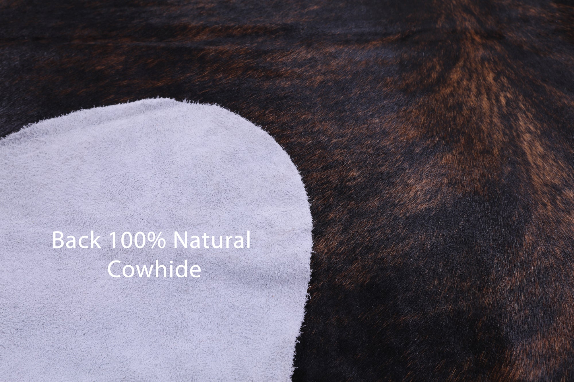 Natural Hair-On Cowhide Rug - 7' 10" X 7' 0" - Golden Nile