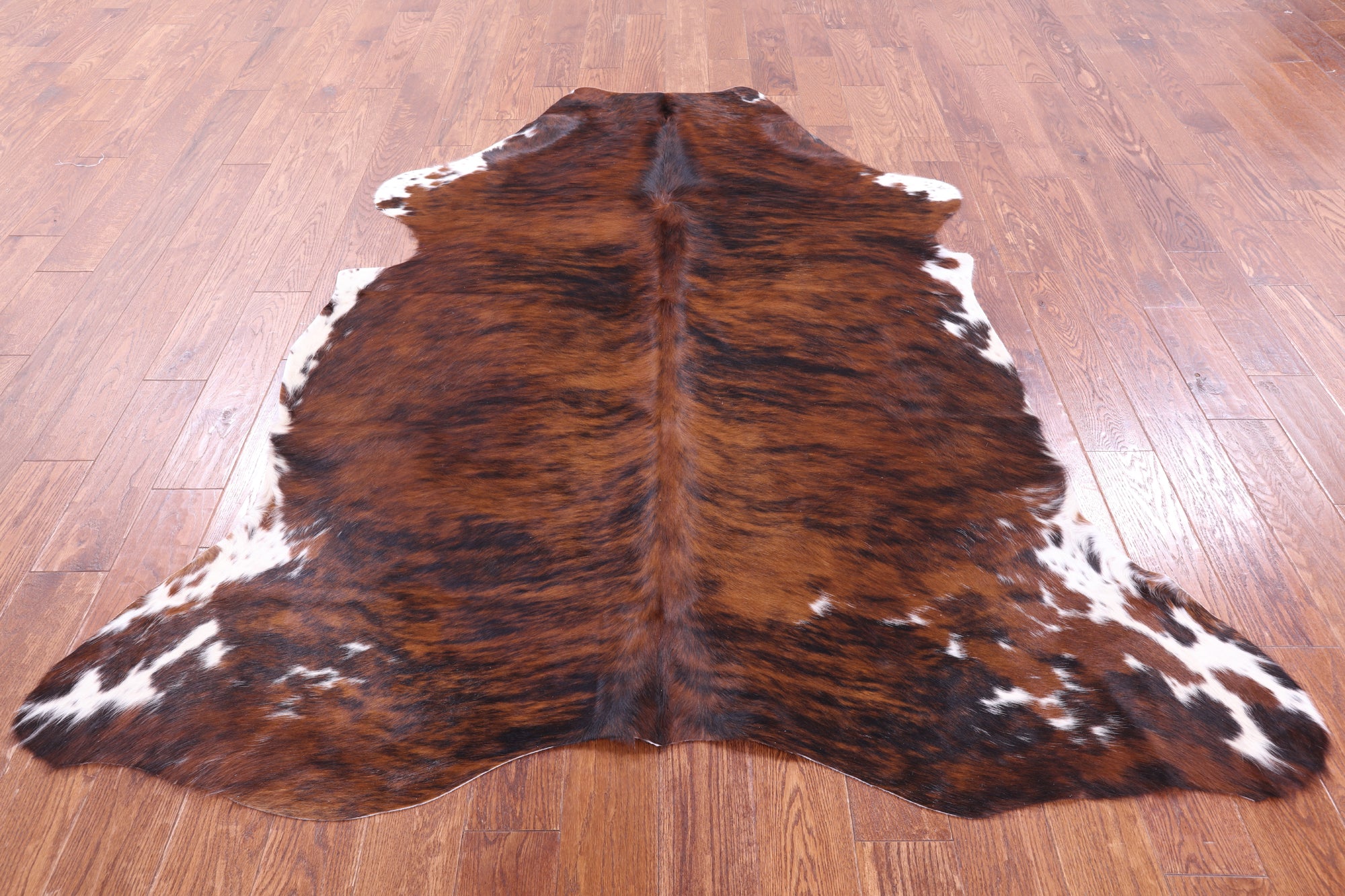 Natural Hair-On Cowhide Rug - 7' 0" X 6' 2" - Golden Nile