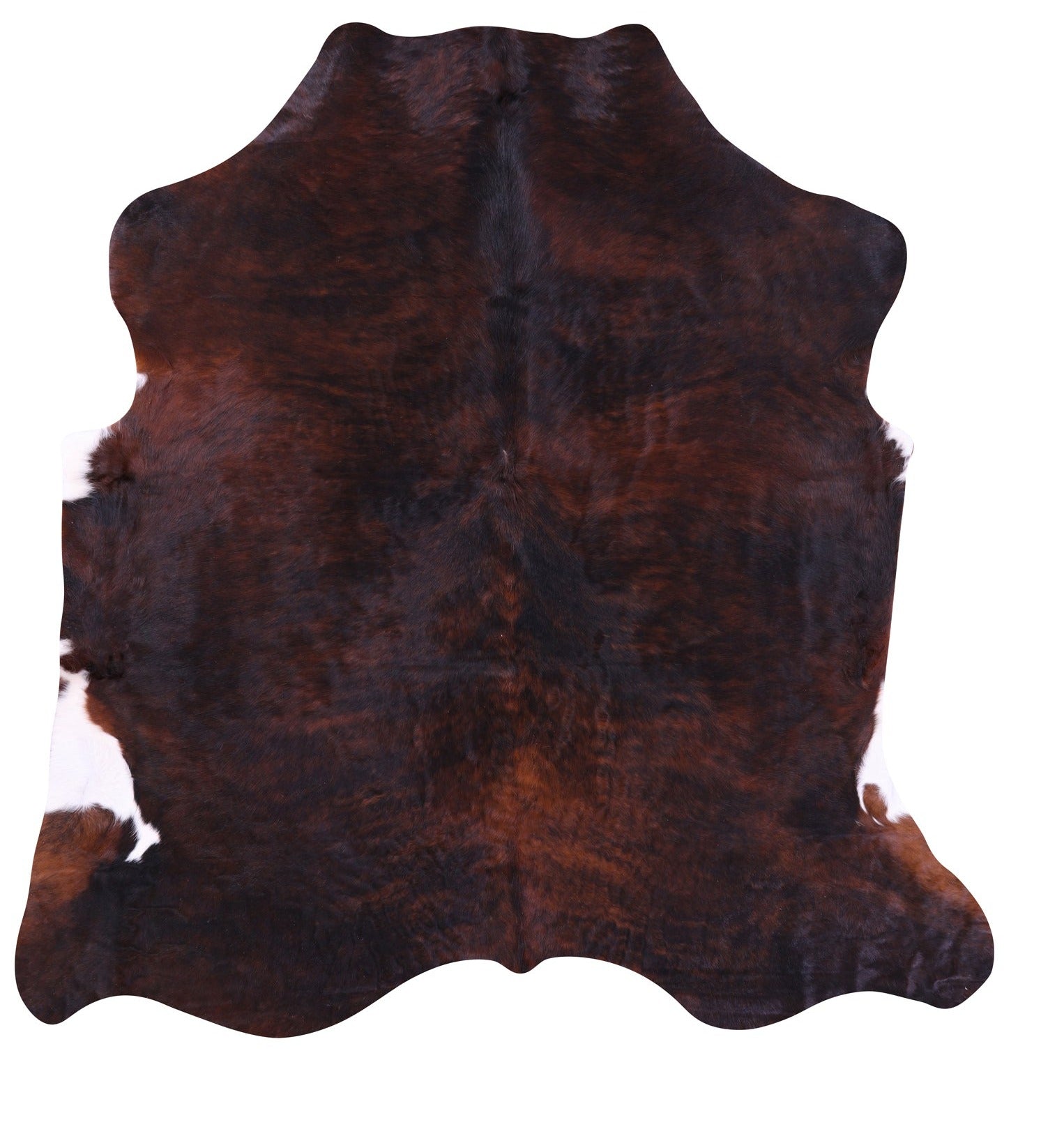Natural Hair-On Cowhide Rug - 7' 3" X 6' 11" - Golden Nile