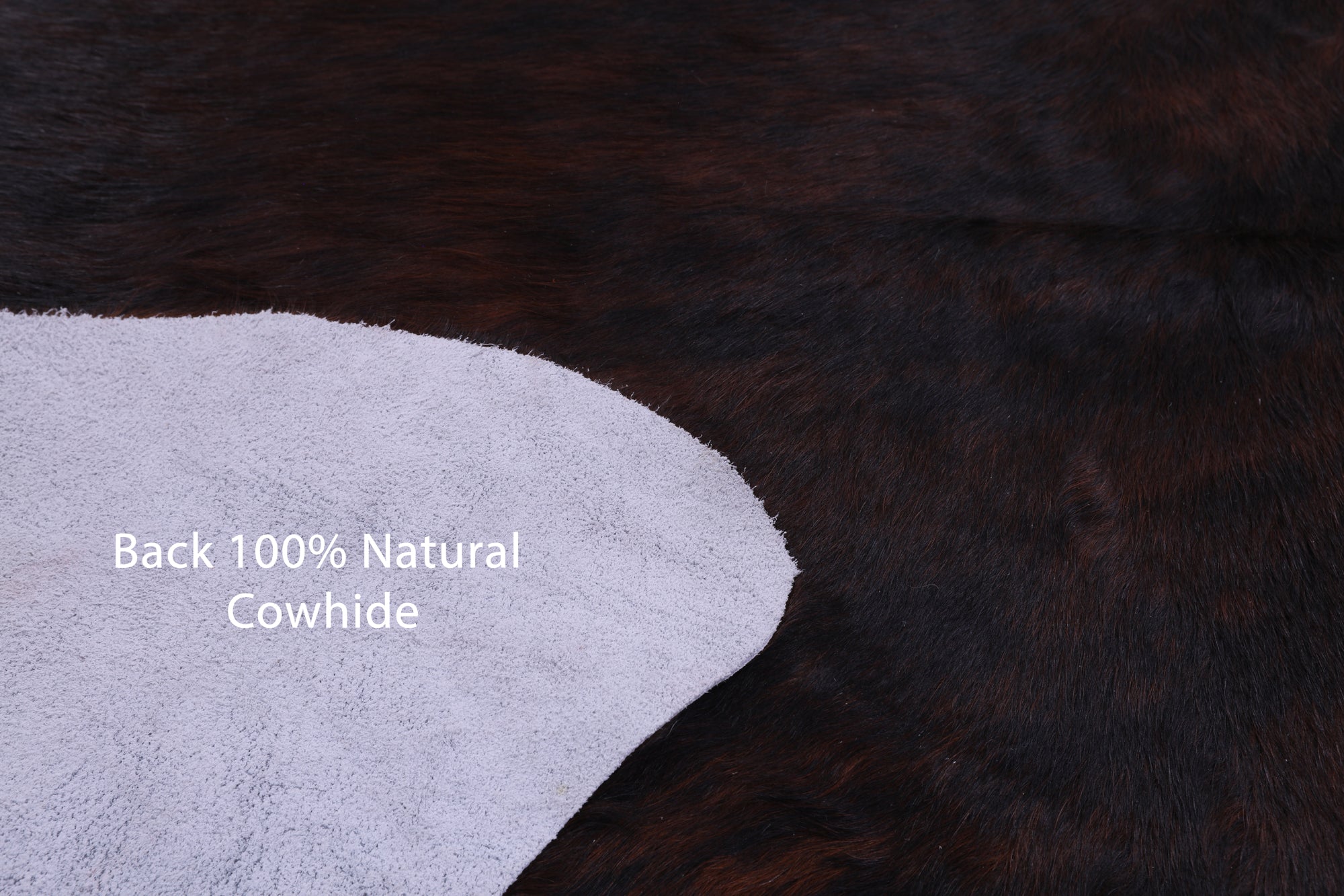 Natural Hair-On Cowhide Rug - 7' 3" X 6' 11" - Golden Nile
