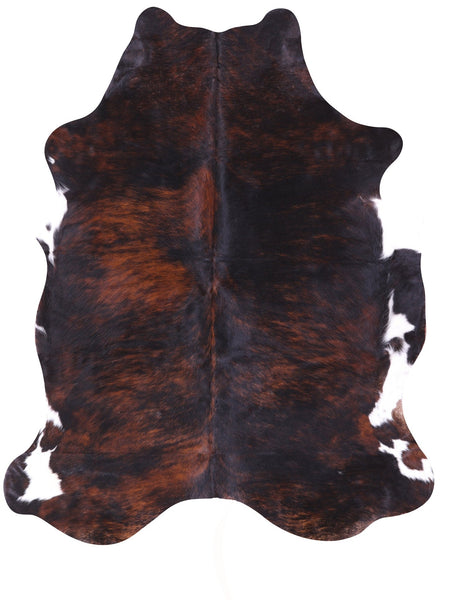 Natural Hair-On Cowhide Rug - 6' 4" X 5' 2" - Golden Nile