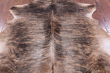 Natural Hair-On Cowhide Rug - 6' 5" X 6' 1" - Golden Nile